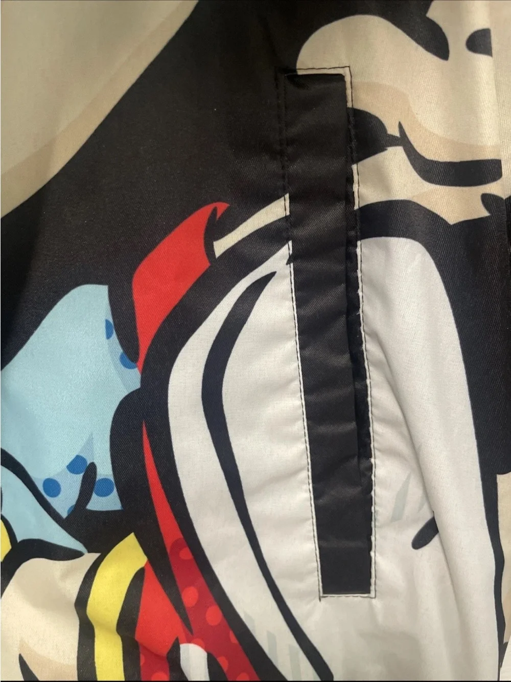 Members Only x Nickelodeon SpongeBob Rugrats Fleece Lined Jacket XXL Hooded Blac